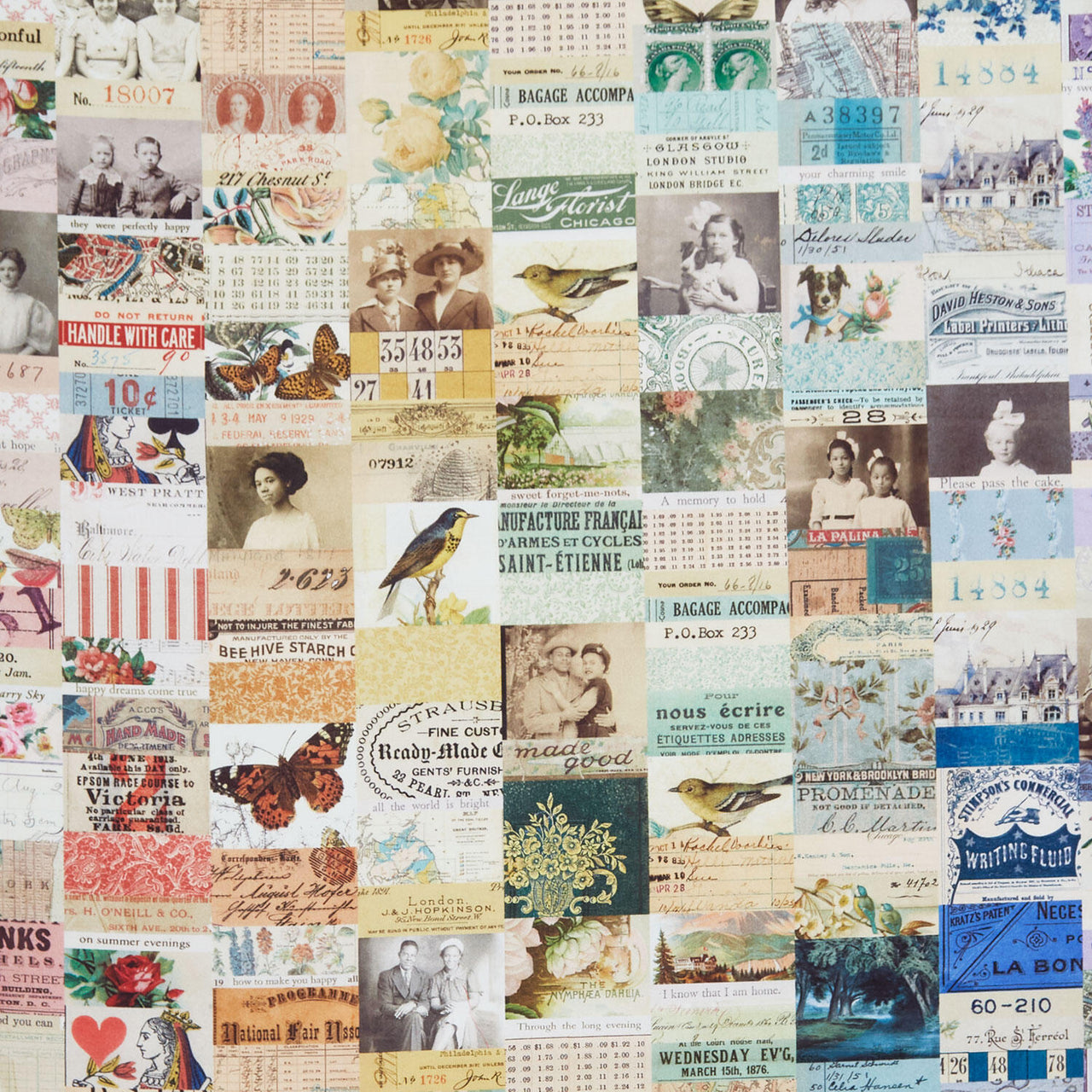 Eclectic Elements - Palette Collage Multi Yardage