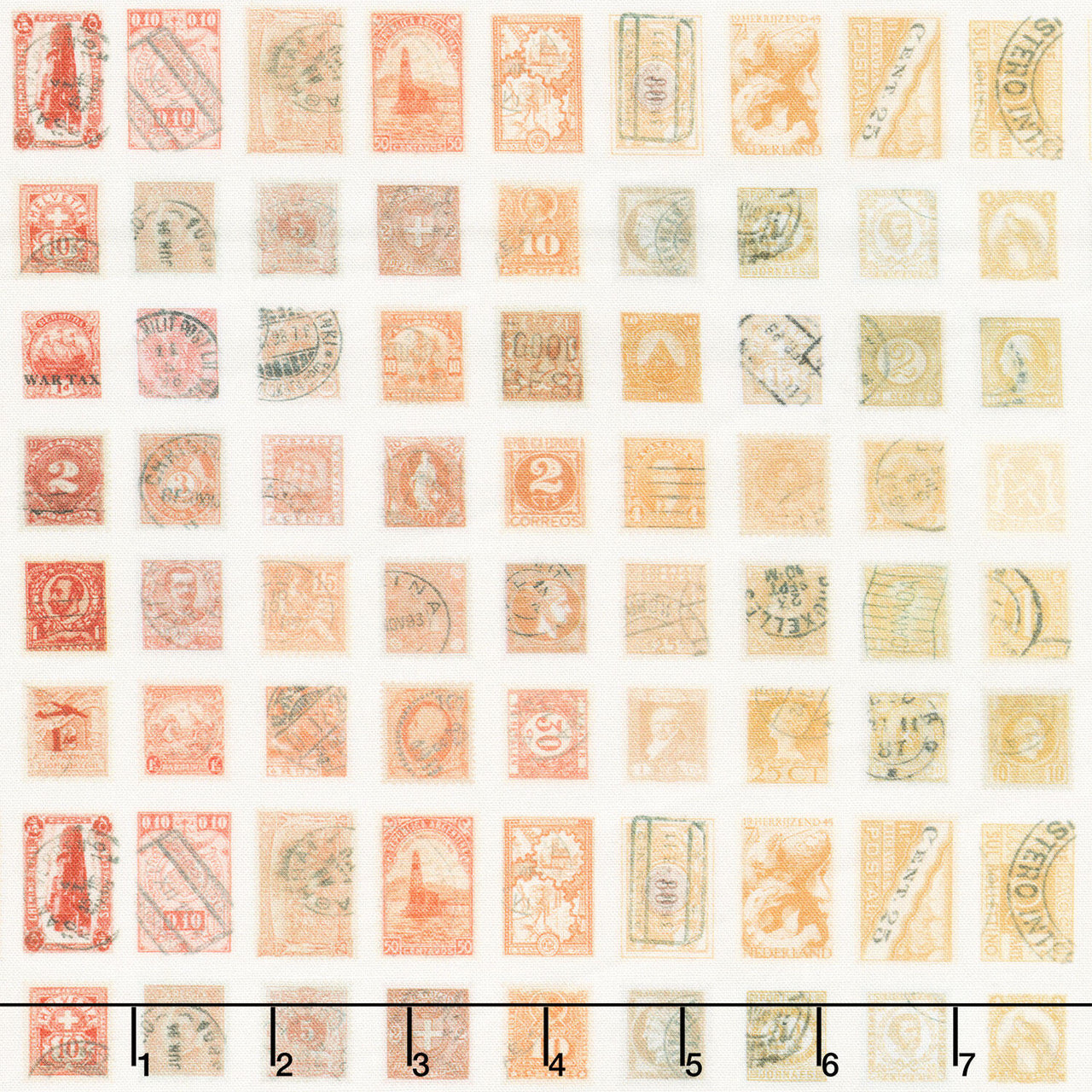Eclectic Elements - Palette Stamps Multi Yardage