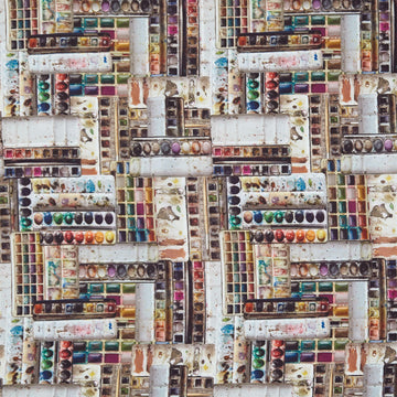 Eclectic Elements - Palette Watercolors Multi Yardage