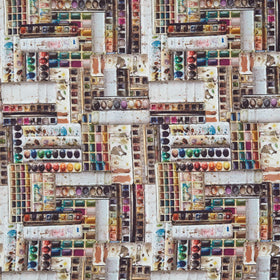 Eclectic Elements - Palette Watercolors Multi Yardage