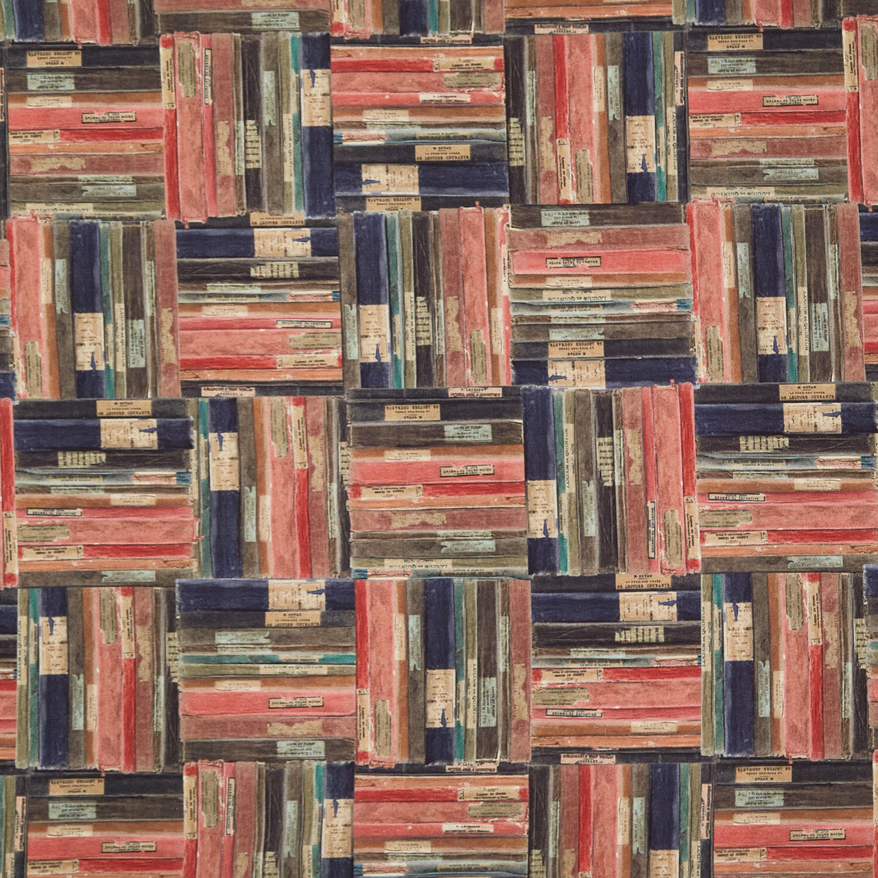 Eclectic Elements - Palette Bookshop Multi Yardage