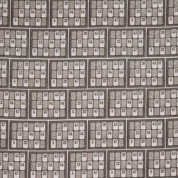 Eclectic Elements - Palette Numbers Charcoal Yardage