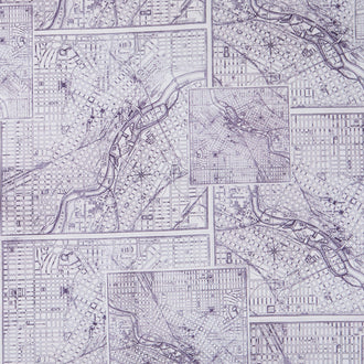 Eclectic Elements - Palette Map Purple Yardage