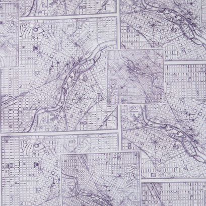 Eclectic Elements - Palette Map Purple Yardage
