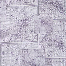 Eclectic Elements - Palette Map Purple Yardage