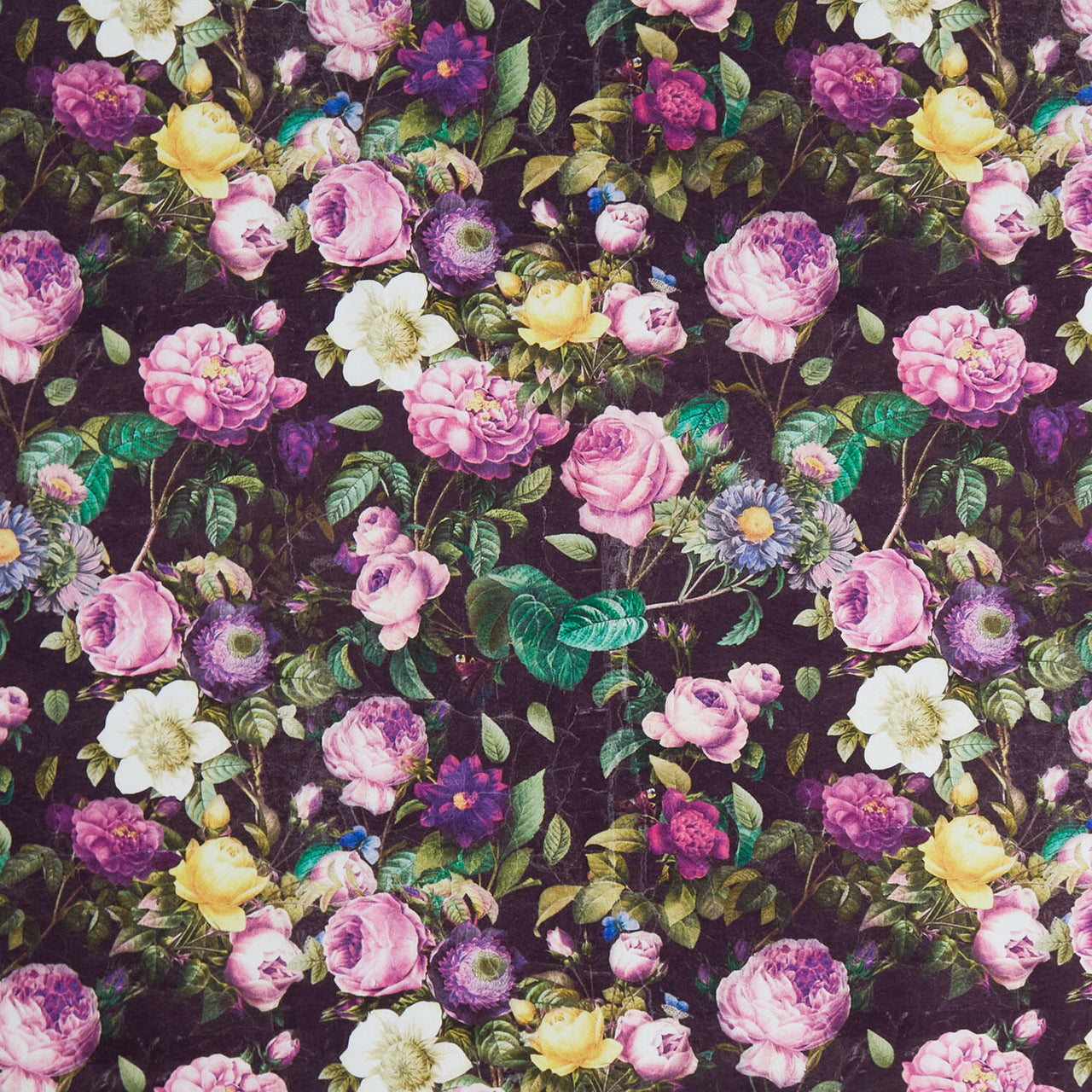 Eclectic Elements - Palette Flower Shop Purple Yardage