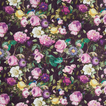Eclectic Elements - Palette Flower Shop Purple Yardage