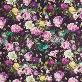 Eclectic Elements - Palette Flower Shop Purple Yardage