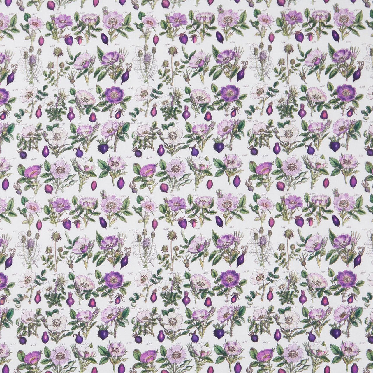 Eclectic Elements - Palette Botanical Purple Yardage