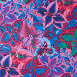 Kaffe Fassett Collective - August 2025 Bold Leaves Blue Yardage