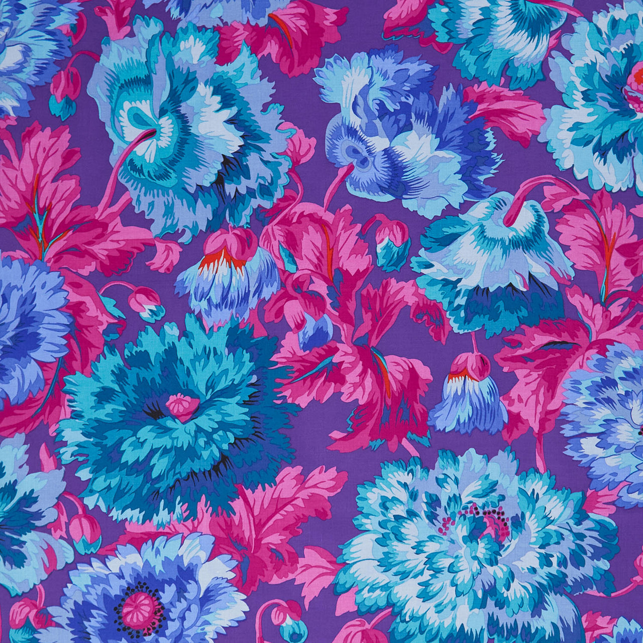 Kaffe Fassett Collective - August 2025 Rosemary Blue Yardage