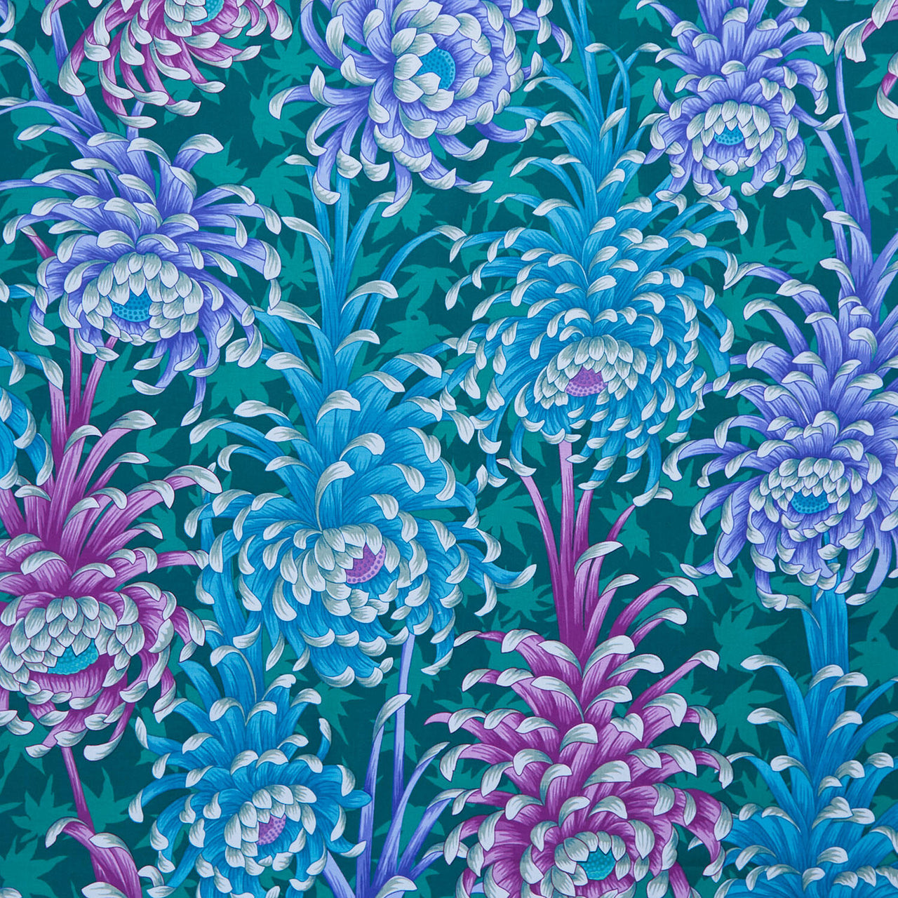 Kaffe Fassett Collective - August 2025 Spider Mums Cool Yardage