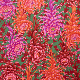 Kaffe Fassett Collective - August 2025 Spider Mums Red Yardage