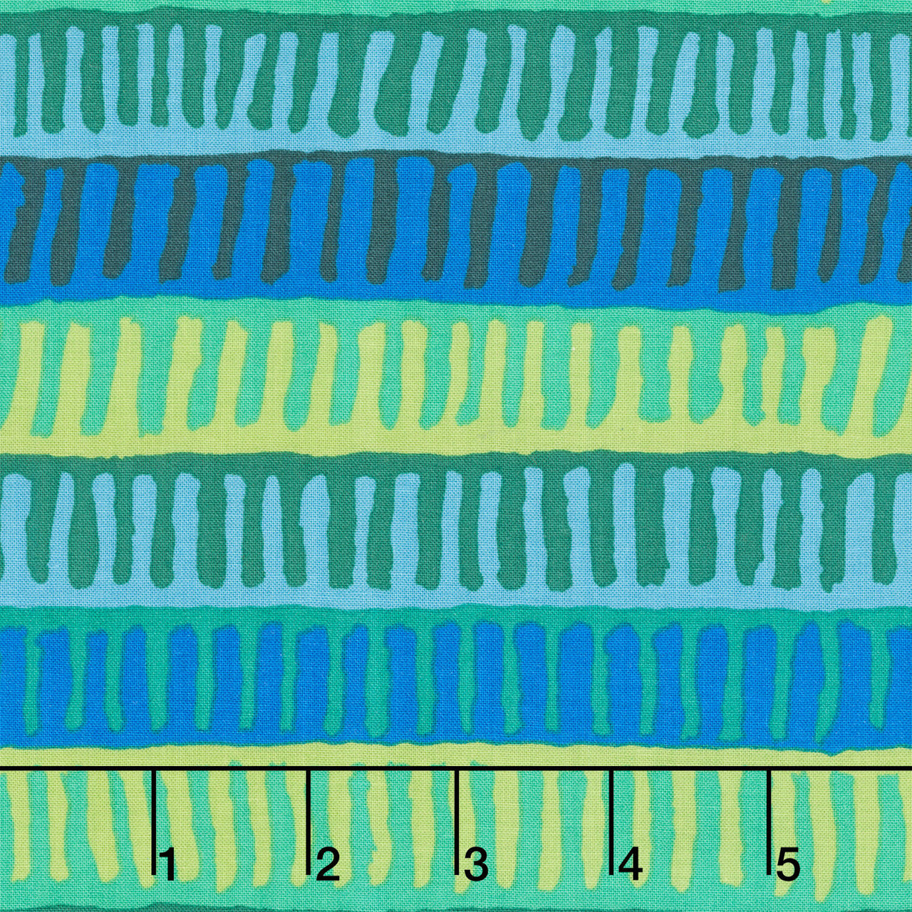 Kaffe Fassett Collective - August 2025 Zipper Stripe Green Yardage