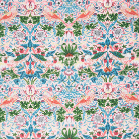 Bedford Park - Strawberry Thief Blush Yardage