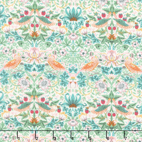 Bedford Park - Mini Strawberry Thief Mineral Yardage