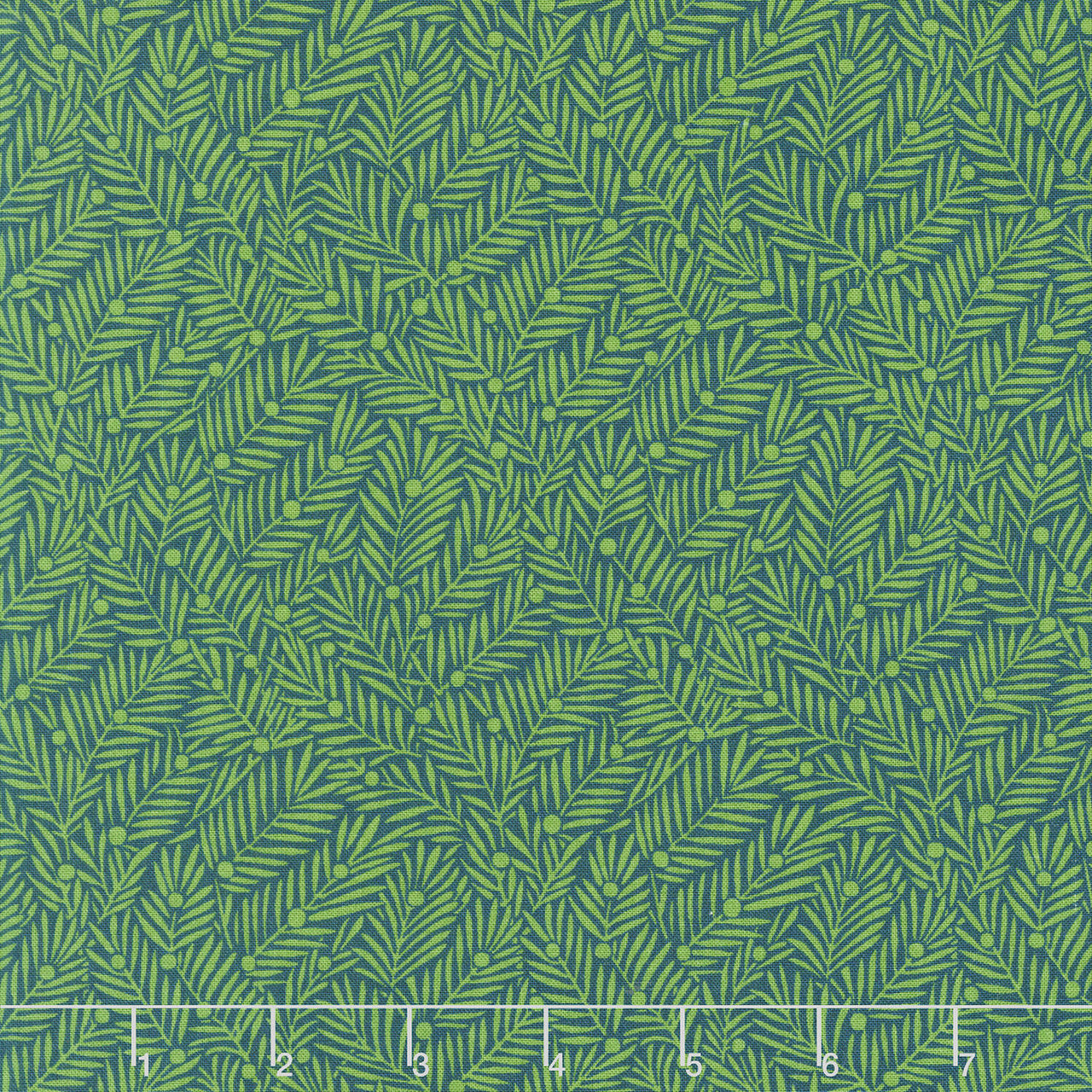 Bedford Park - Yew & Aril Teal Yardage