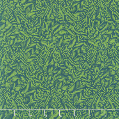 Bedford Park - Yew & Aril Teal Yardage