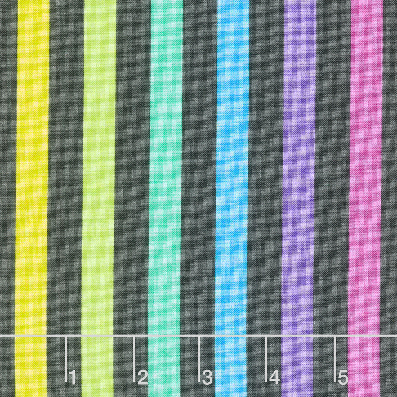 Graywork - True Colors Disco Stripe Carbon Yardage