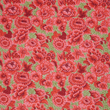 Kaffe Fassett: From the Archives - Floral with Dots Red Yardage