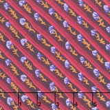 Kaffe Fassett: From the Archives - Diagonal Poppy Aubergine Yardage