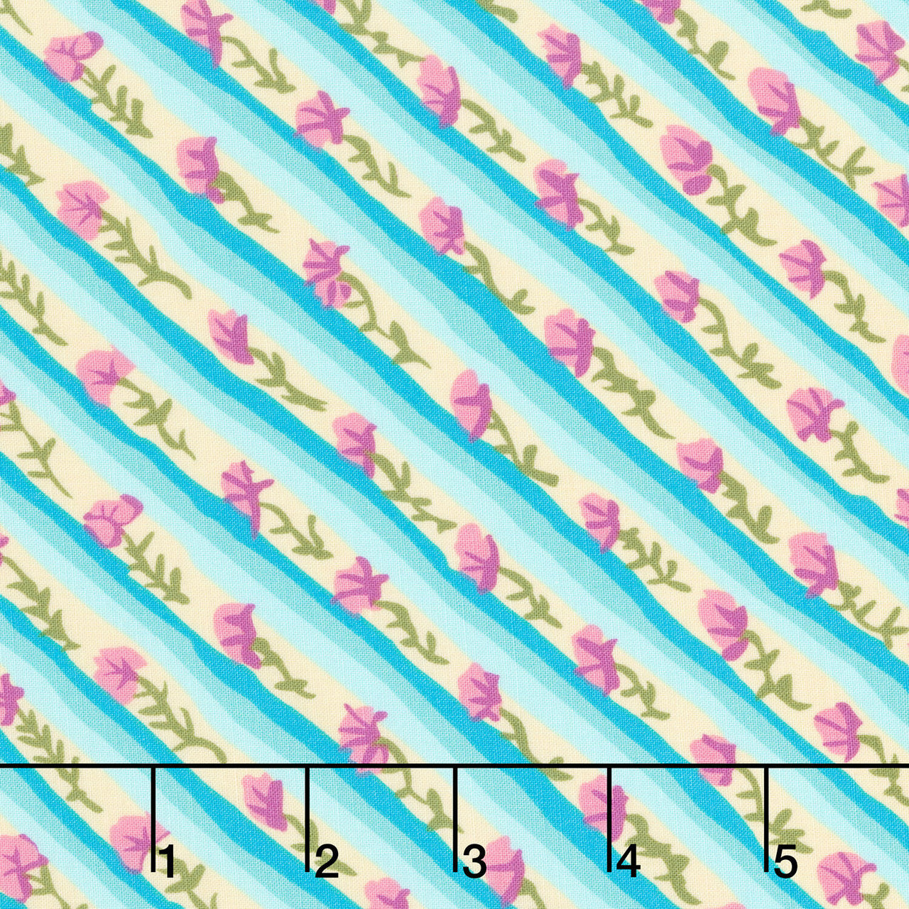 Kaffe Fassett: From the Archives - Diagonal Poppy Duck Egg Yardage