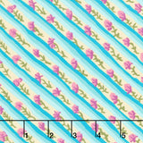 Kaffe Fassett: From the Archives - Diagonal Poppy Duck Egg Yardage