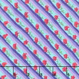 Kaffe Fassett: From the Archives - Diagonal Poppy Purple Yardage