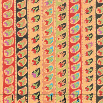 Kaffe Fassett: From the Archives - Paisley Stripe Antique Yardage