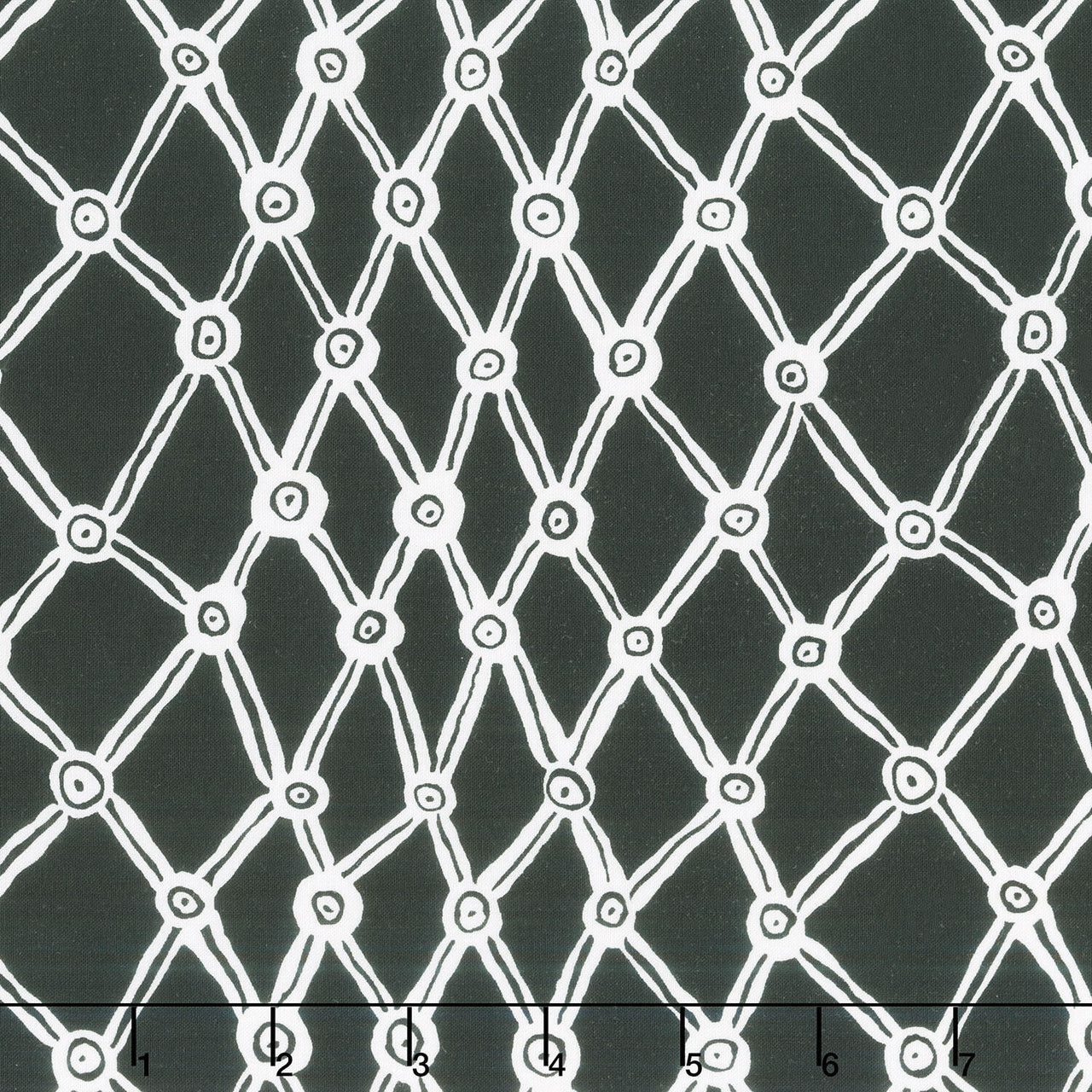 Kaffe Fassett Collective - February 2026 Nets Black-White Yardage