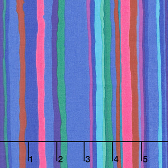 Kaffe Fassett Collective - February 2026 Echo Stripe Blue Yardage
