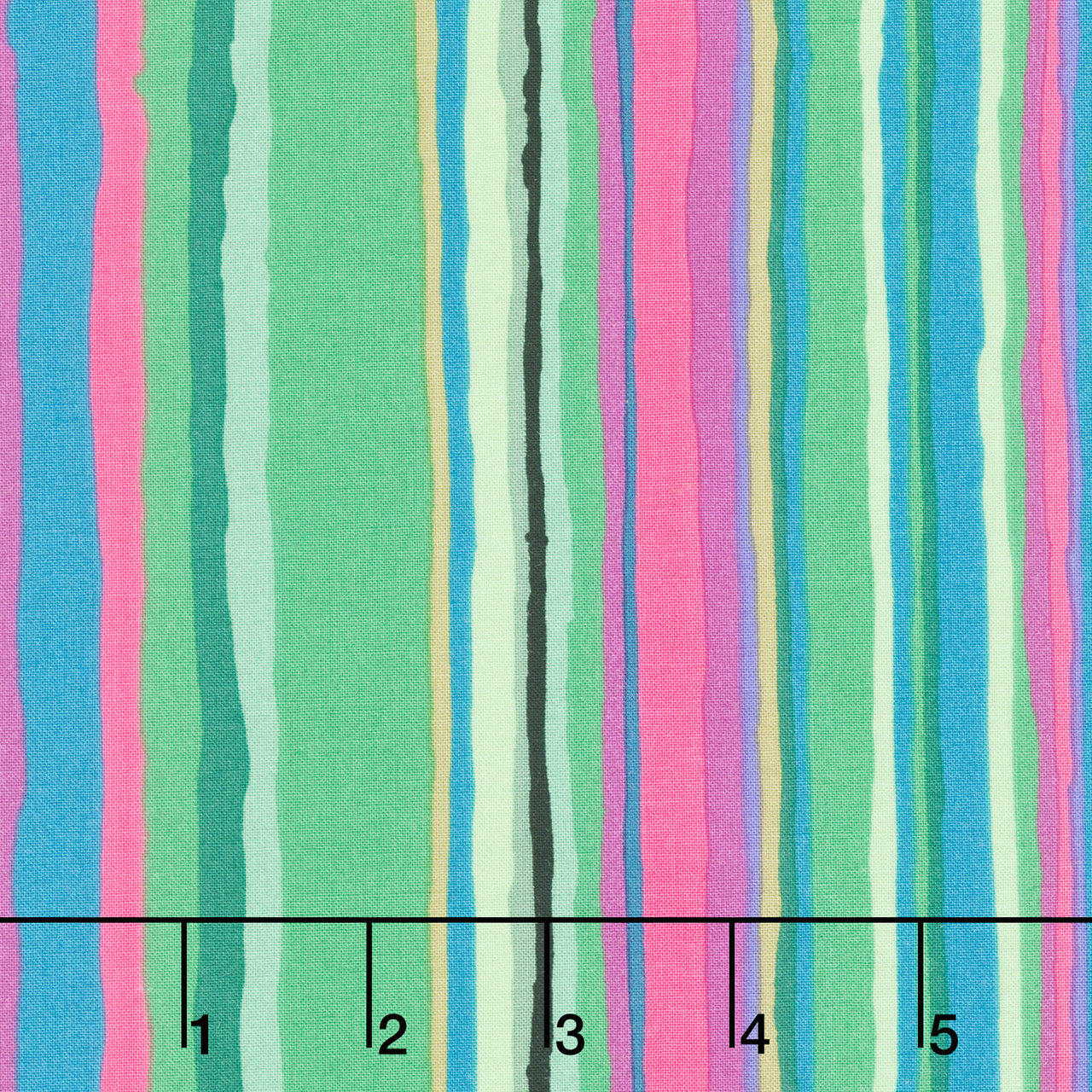 Kaffe Fassett Collective - February 2026 Echo Stripe Green Yardage