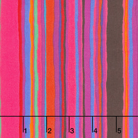 Kaffe Fassett Collective - February 2026 Echo Stripe Red Yardage