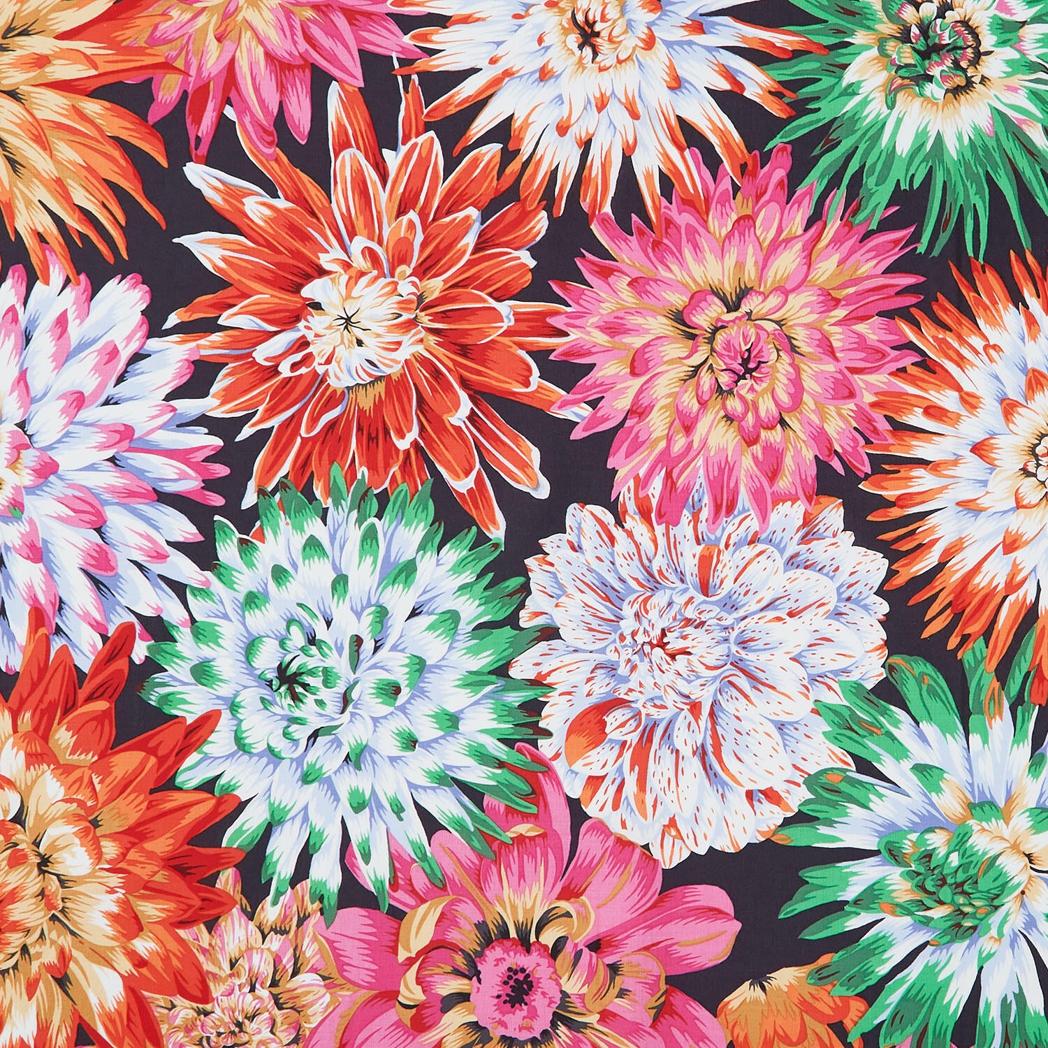 Kaffe Fassett Collective - February 2026 Cactus Dahlia Contrast Yardag
