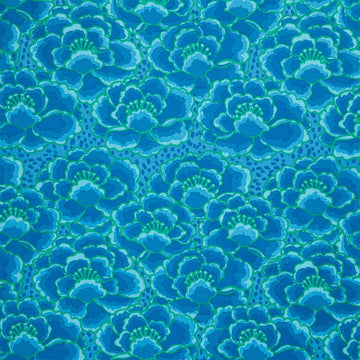 Kaffe Classics - Tonal Floral Turquoise Yardage