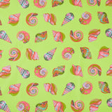 Floral Reef Collection - Lil Shelly Seagrass Yardage