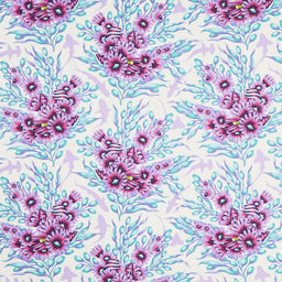 Floral Reef Collection - Shadow Sharks Ultraviolet Yardage