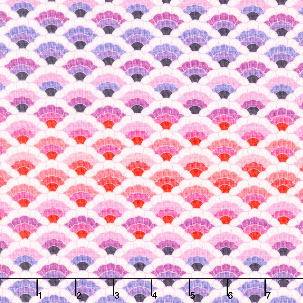 Floral Reef Collection - Aquatic Lace Ultraviolet Yardage
