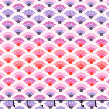 Floral Reef Collection - Aquatic Lace Ultraviolet Yardage