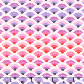 Floral Reef Collection - Aquatic Lace Ultraviolet Yardage
