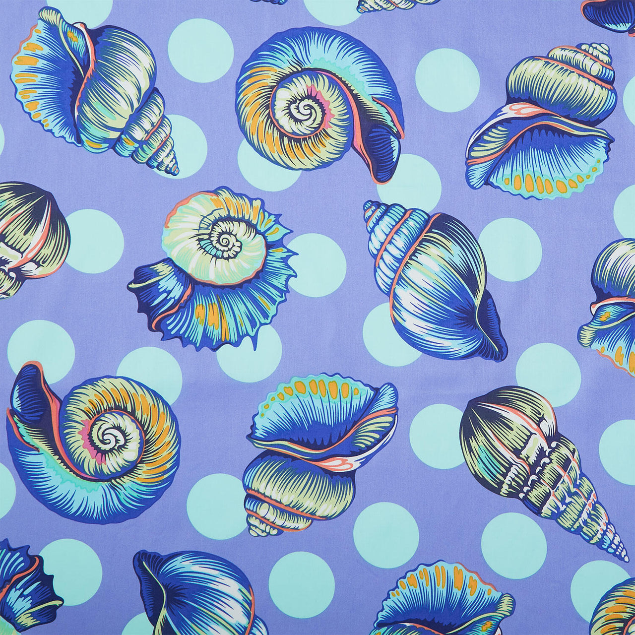 Floral Reef Collection - Big Shelly Marine 108" Wide Backing
