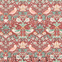 Lodden - Mini Strawberry Thief Dawnrose Yardage