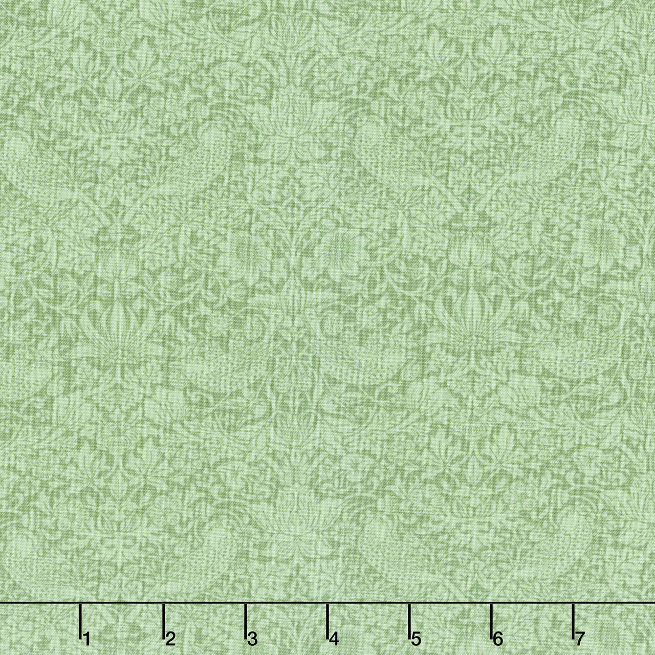The Trellis Palette - Tonal Strawberry Thief Herball Yardage