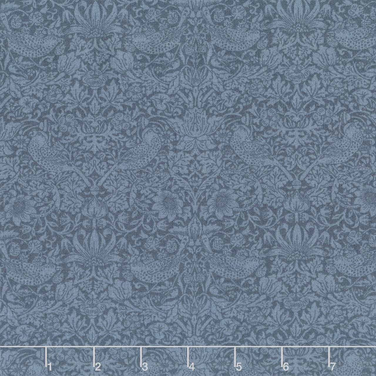 The Trellis Palette - Tonal Strawberry Thief Inky Fingers Yardage