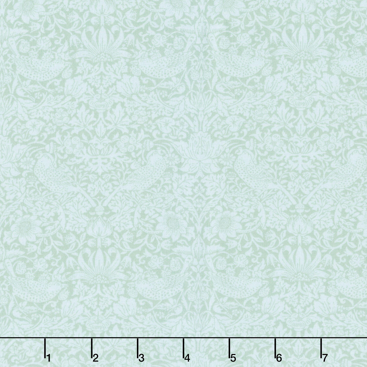 The Trellis Palette - Tonal Strawberry Thief Kelmscott Water Yardage