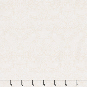 The Trellis Palette - Tonal Strawberry Thief Powdered Chalk Yardage