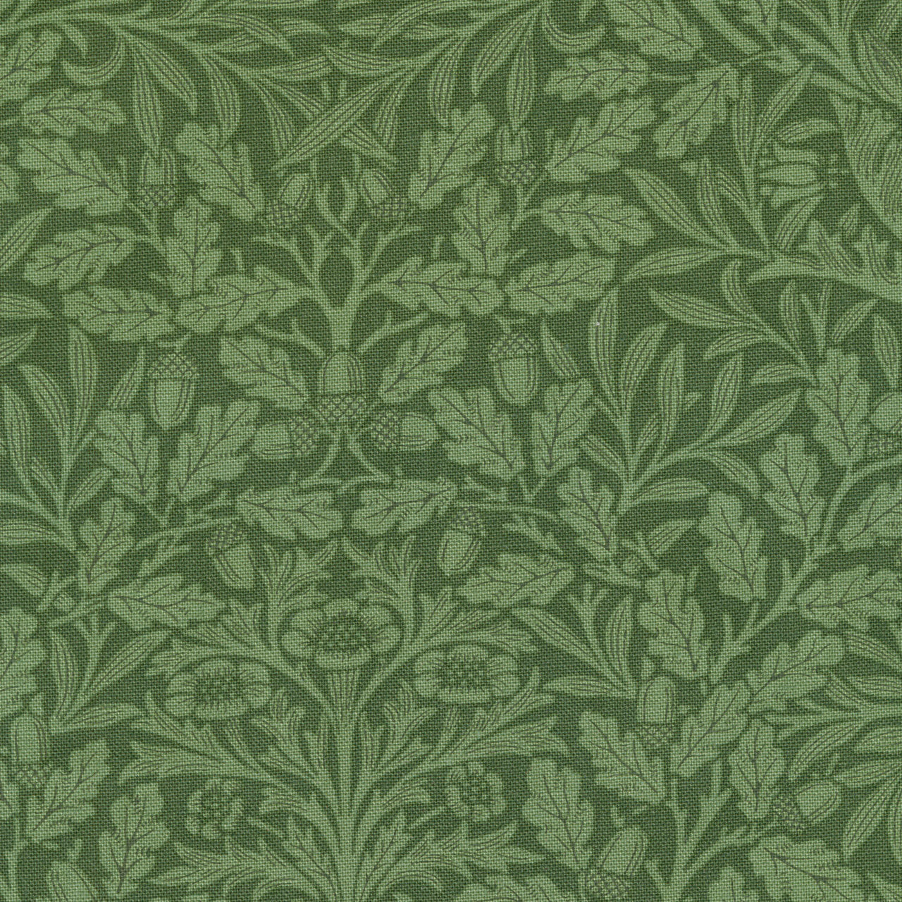 Suffolk Holiday - Pure Acorn Olive Yardage