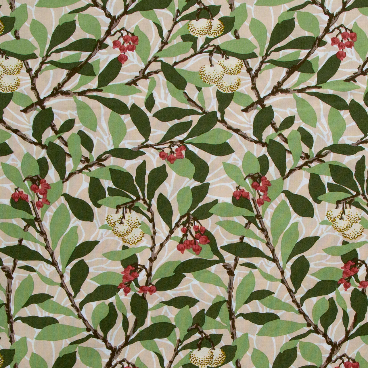 Suffolk Holiday - Large Arbutus Bay 108" Wide Backing Yardage