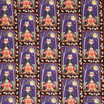 Moonlit Mischief - Halloween Trickster Multi Yardage