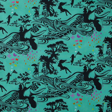 Prince Charming Deja Vu - Turtle Bay Sweetmint Yardage